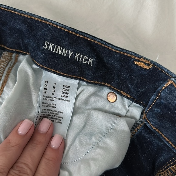 American Eagle Skinny Kick jeans, 10 short - Picture 3 of 7